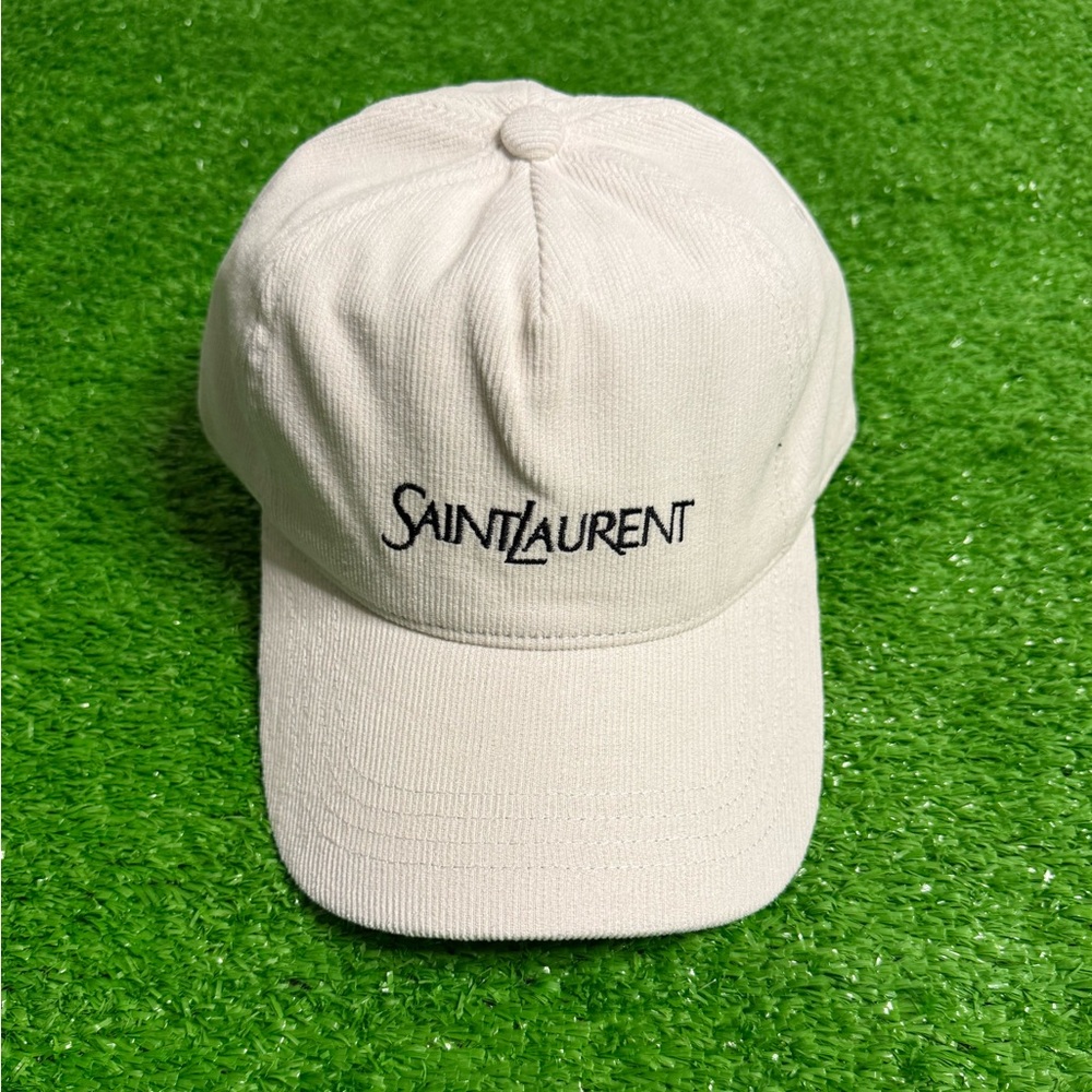 Saint Laurent Off-White Cap